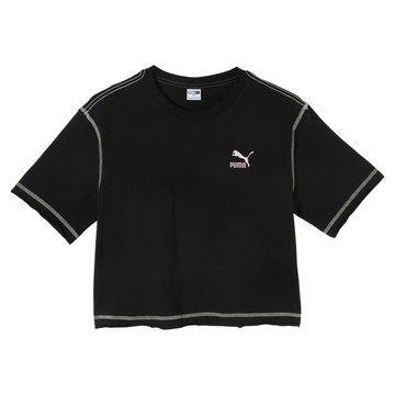 【PUMA官方旗艦店】 流行系列舞動圖樣短袖T恤 女性 62686201