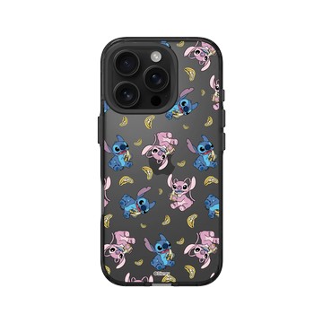 iPhone 16 Pro Clear 酷墨灰 - 迪士尼-史迪奇 Disney Stitch - 史迪奇 - 安琪與史迪奇