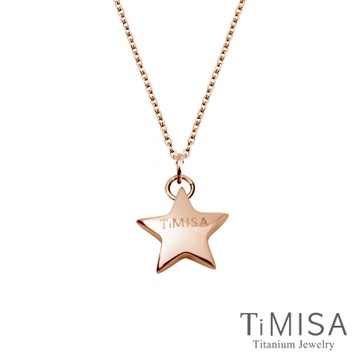TiMISA 幸運星(雙色可選)純鈦極細鎖骨項鍊B