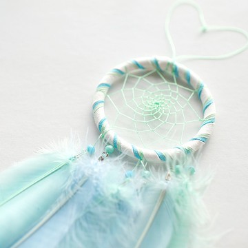 捕夢網材料包 8cm - 動森的夏天 (不等比三色款)