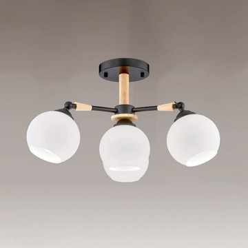 E27 北歐風半吸頂四燈 B250-53-12-2135