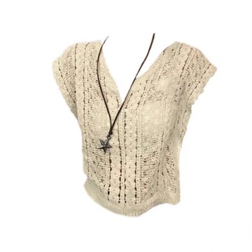 200斤外貿特大碼女裝速賣通亞馬遜歐美風鏤空鉤花馬甲針織民族風