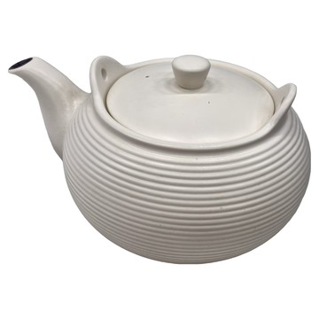 MIYAWO BH 火陶土茶壺 耐熱陶瓷 TDF51-820 尺寸 L240 x S182 x H137 (mm) 2023年製造  白色  2L  1個