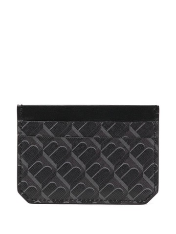 TAMMY & BENJAMIN - geometric-pattern card holder - women - Polyurethane/Bovine Leather (top grain) - One Size - Black