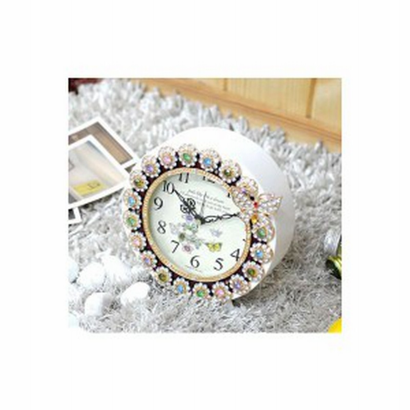 置き時計 チョウチョウ宝石置き時計w 置時計 おしゃれ 北欧 卓上 アンティーク 通販 Lineポイント最大1 0 Get Lineショッピング