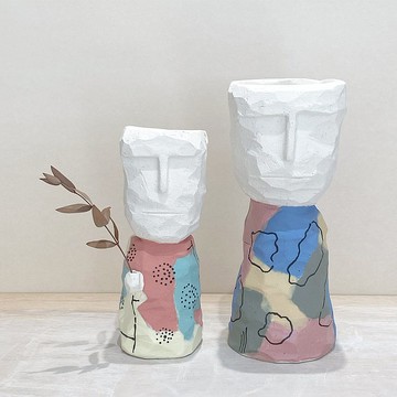 復活島巨人小花盆 | 擺飾/花器