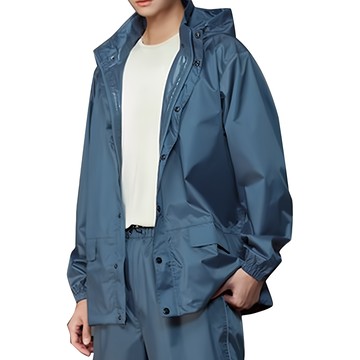 MORR 男款Lightness輕裝防水外套 三層防水結構 雙口袋設計  M  普魯士藍