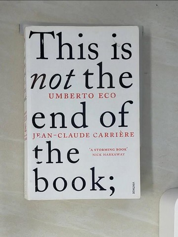 【書寶二手書T8／文學_W12】This is Not the End of the Book_Umberto Eco and Jean-Claude Carriere