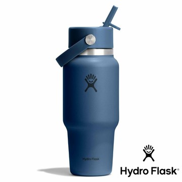 【Hydro Flask】提環吸管隨行杯24oz『午夜藍』HWT24CFS 戶外 露營 登山 健行 休閒 時尚 保溫瓶