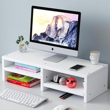 顯示器增高架桌面筆記本墊高底座辦公室收納架臺式電腦桌面置物架