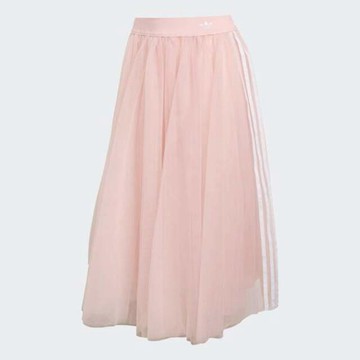 Adidas 愛迪達 Tulle Skirt KS6562 女 長裙 粉紅 亞版 紗裙 優雅 穿搭單品