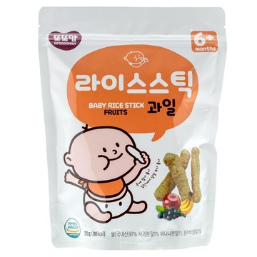 韓爸田園日記 手指米棒 6個月以上寶寶適用  水果  20g  1包