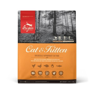 【培菓幸福寵物專營店】Orijen 歐睿健 極緻 》鮮雞愛貓飼料-1kg(超取限4包)