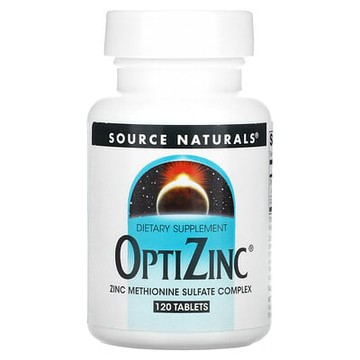 Source Naturals, OptiZinc 鋅片，120 片