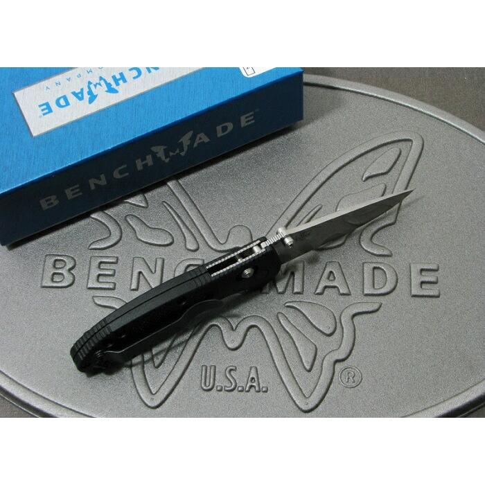 ベンチメイド 556-S30V ミニ・グリップティリアン シルバー直刃 ,折り畳みナイフ BENCHMADE 日本正規品