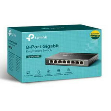 領券折【TP-Link】TL-SG108E 8埠Gigabit簡易智慧型交換器