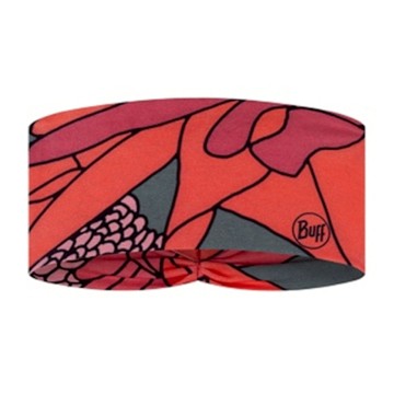 Coolnet抗UV 運動造型頭帶-春色罌粟