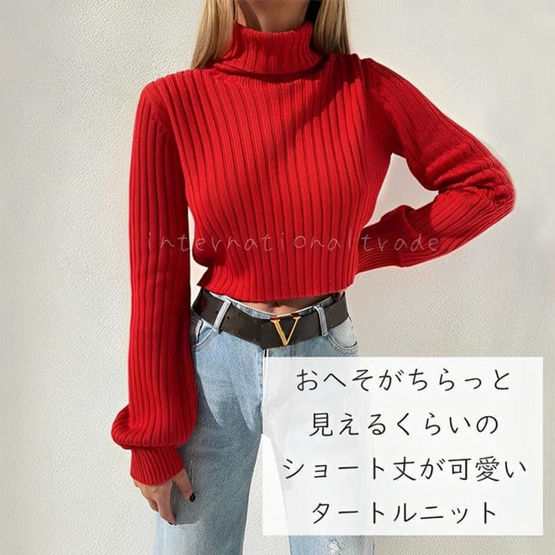 【確実正規品】VETEMENTS ニットセーター　短丈　クロップド丈　ヘソ出し 確実正規品】VETEMENTS ニットセーター 短丈 クロップド丈 ヘソ