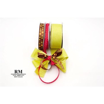 特惠套組 聖誕果實套組  緞帶套組 禮盒包裝 蝴蝶結 手工材料