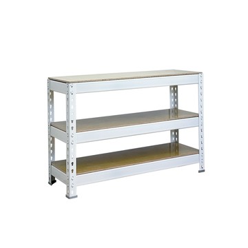 【空間特工】90x45x90cm 三層架 免螺絲角鋼架 附層板 耐重置物架 貨架 倉儲架 收納架 組合架 重型架消光黑角鋼