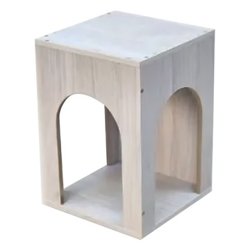 LiFArt 寵物組合櫃 轉角櫃 純白橡木色  28.2 x 28.2 x 40cm  1個