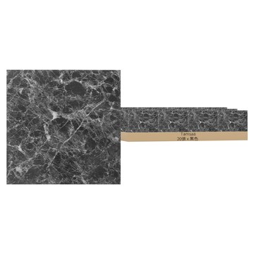 Tamsaa 大理石紋地板貼 30.5 x 30.5 x 0.2cm  黑色  20張