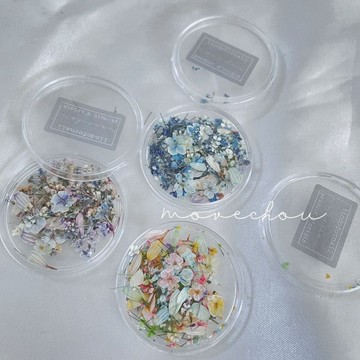 ✨台灣出貨✨油畫風美甲干花飾品blc小花春夏郁金香花瓣日系田園風DIY穿戴甲