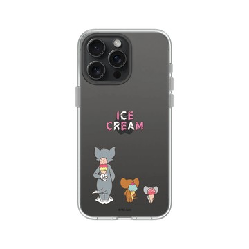 iPhone 15 Pro Max Clear 透明 - 湯姆貓與傑利鼠 Tom and Jerry - Ice Cream