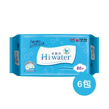 康乃馨 Hi-Water 水濕巾 80片 x 6包