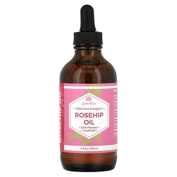 Leven Rose, 全全和有機，玫瑰果油，4 液量盎司（118 毫升）