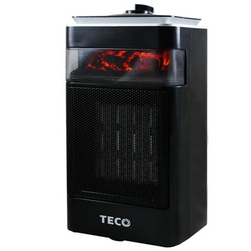 TECO 3D擬真火焰PTC陶瓷電暖器/冷暖風機(XYFYN4001CBB)