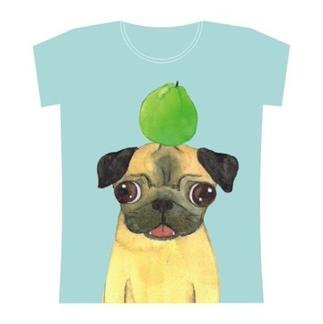 巴哥頂巴樂狗T恤(剩女版)