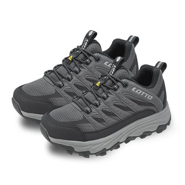 LOTTO CT330 防潑水登山鞋 男 登山鞋 灰/黑 LT5AMO9238