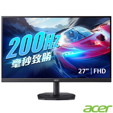 Acer 宏碁 KG271 X1 27型電競螢幕(200hz/HDR10/IPS) 廠商直送