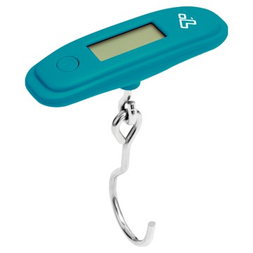 TRAVELON 數位行李秤 可秤50kg  1個  土耳其藍