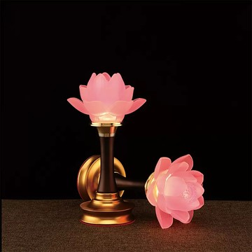 荷花燈 琉璃燈 led燈 電子供奉燈 佛燈 家用燈 長明燈 供燈