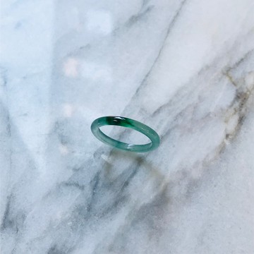 翡翠　天然硬玉　戒指　瓜地馬拉產　16號