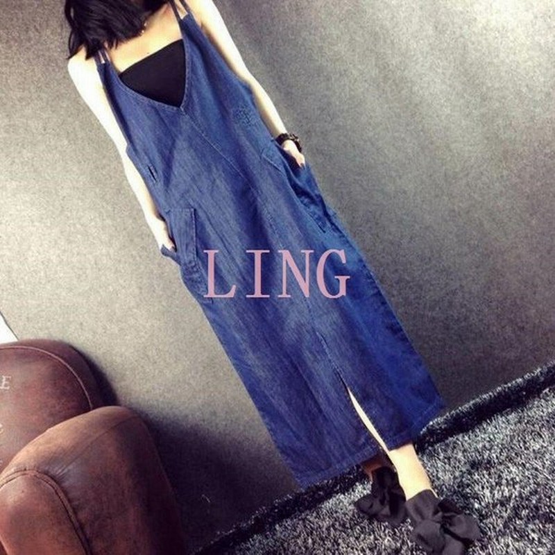 サロペット レディース オールインワン 楽ちん トップス ボトムス Vネック リボンベルト ワンピース デニムワンピ 夏服 吊りスカート 通販 Lineポイント最大0 5 Get Lineショッピング