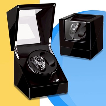 搖錶器/手錶收納盒 德國手表搖表器機械表自動上鏈盒晃表器轉表器家用首飾盒上弦盒【HZ65201】