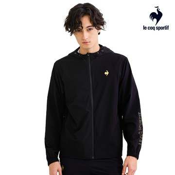 【LE COQ SPORTIF 法國公雞】男款黑色抗UV防風外套LWV61664
