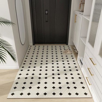 入戶門地墊PU皮革地板可擦免洗防水防滑耐臟玄關進門地毯門口