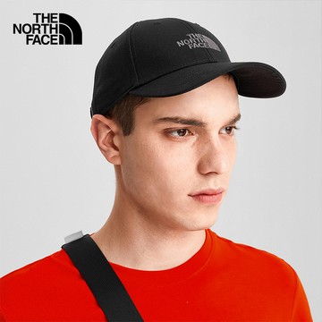 The North Face北面男女款黑色休閒運動帽｜4VSVJK3