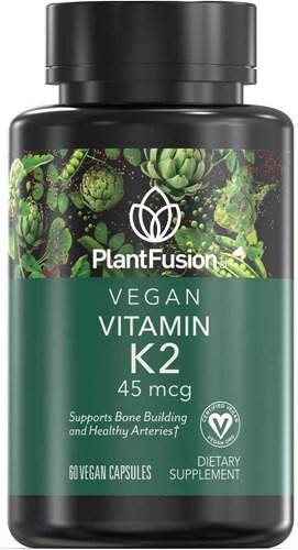 PlantFusion Vegan Vitamin K2 45 mcg - 60 Vegan Capsules