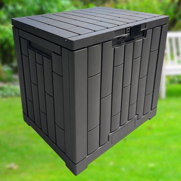 跨境花園庭院儲物箱戶外全天候防水塑料收納柜甲板泳池工具整理箱