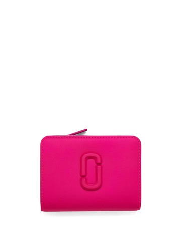 Marc Jacobs - The Covered J Marc Mini compact wallet - unisex - Leather - One Size - Pink