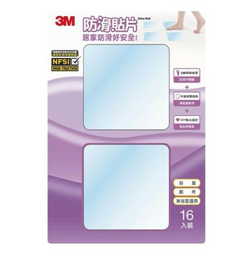 3M 防滑貼片組 16入 透明