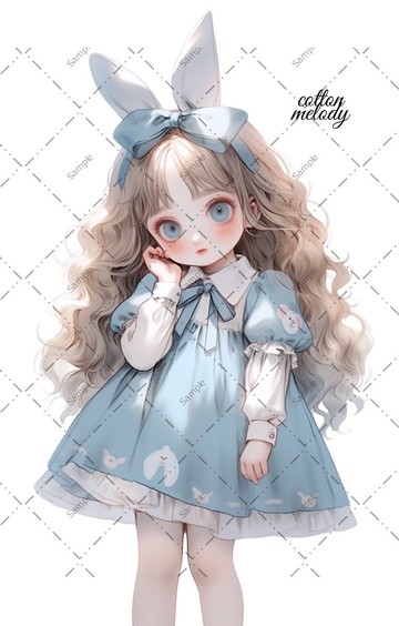 original sticker no.288 人物貼紙 原創貼紙 人物貼紙 女孩貼紙 原創人物貼紙