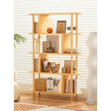 公司貨附發票 書架落地置物架客廳多層收納儲物架貨架簡易展示架小戶型家用書柜 快速出貨