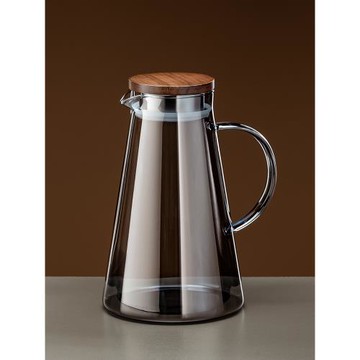 耐高溫玻璃冷水壺家用加厚大容量泡茶壺客廳待客涼白開水杯子套裝