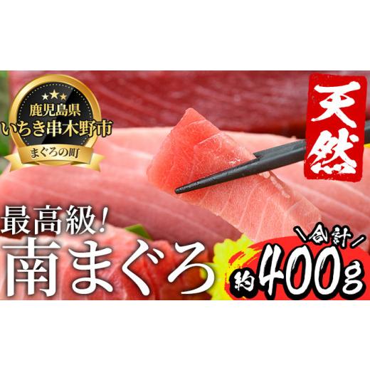 ふるさと納税 鹿児島県 いちき串木野市 B-271 海鮮まぐろ家 南まぐろ中トロ・赤身セット　約400g